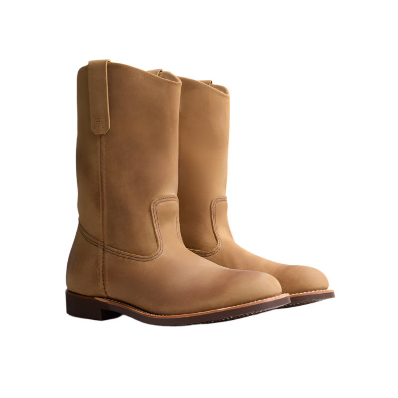 Pecos Boot 8060 - 11 Inch Soft Toe Pull On Boot - Hawthorne Muleskinner Leather - Image 3