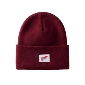 Logo Knit Beanie Hat - Burgundy 97479