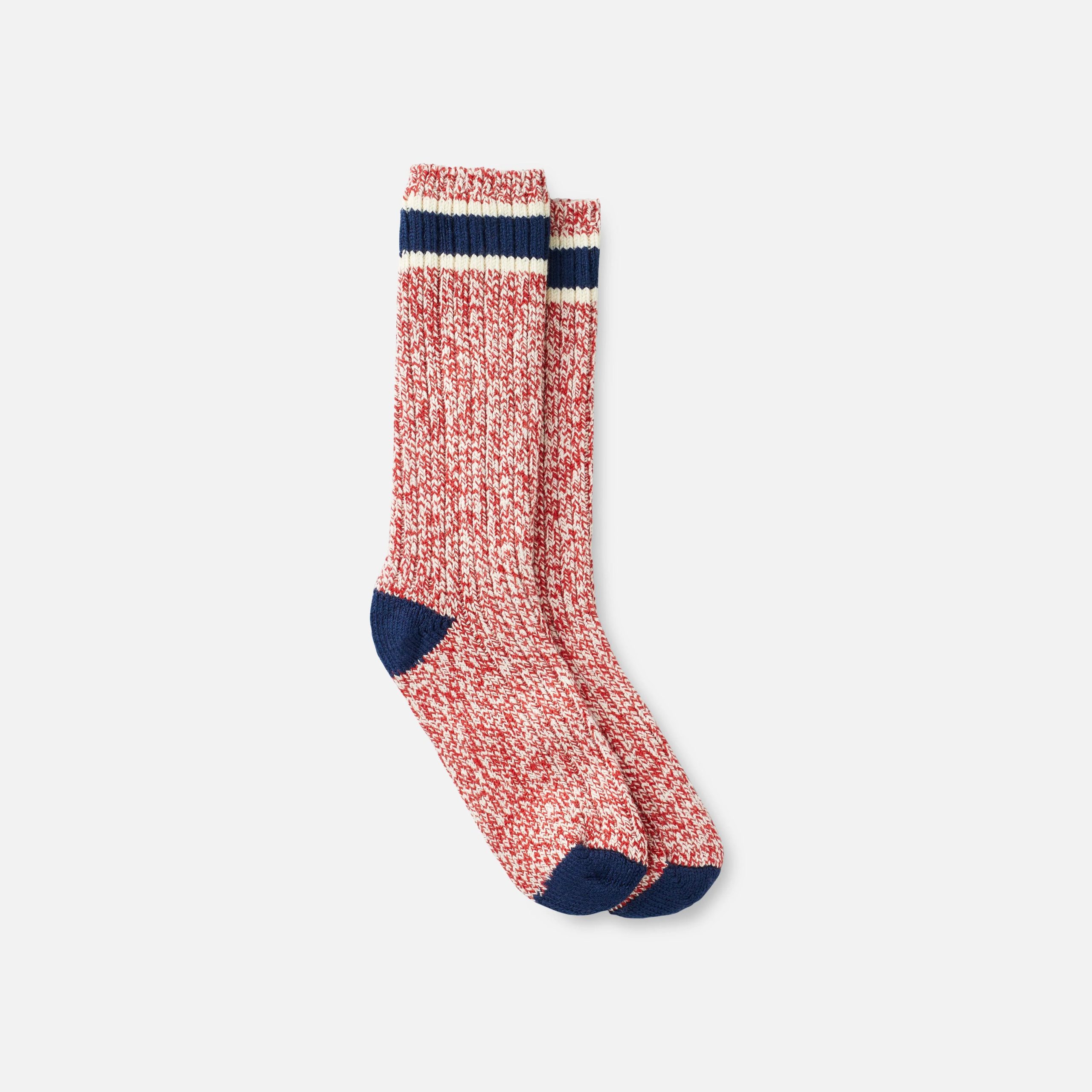 Red Wing Striped Wool Ragg Crew Sock 97331